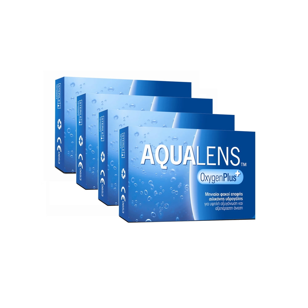 Aqualens Oxygen Plus Μηνιαίοι Φακοί Επαφής (12 φακοί)