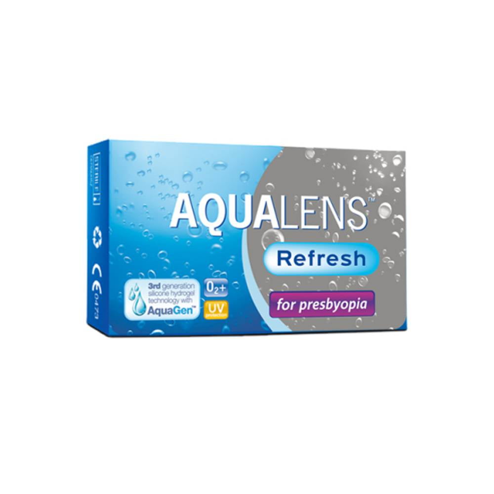 Aqualens Refresh For Presbyopia Μηνιαίοι Πολυεστιακοί Φακοί Επαφής (3 φακοί)