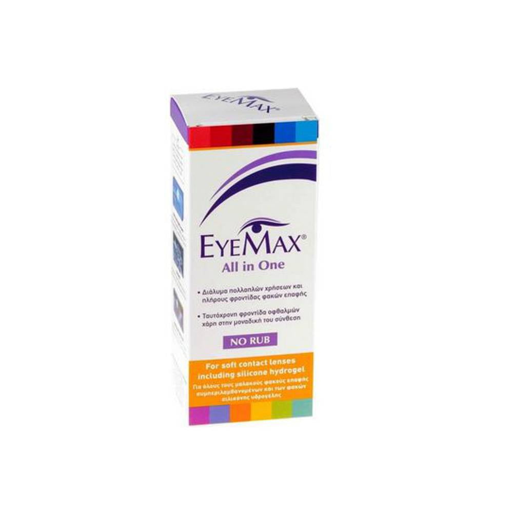 Eyemax All in One Διάλυμα Απολύμανσης και Ενυδάτωσης Φακών Eπαφής 360ml