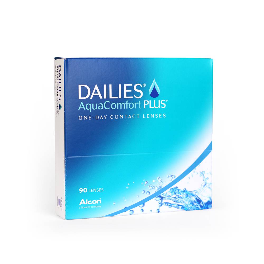 Alcon Dailies Aqua Comfort Plus Ημερήσιοι Φακοί επαφής Μυωπίας-Υπερμετρωπίας (90 τεμ.)